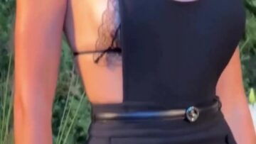 Leaked braless clip